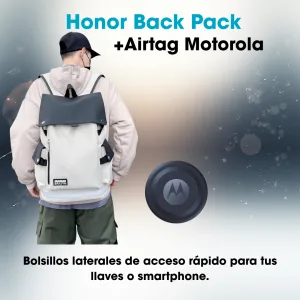 Mochila marca Honor BackPack más Air Tag Motorola