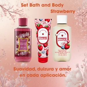 Set Bath and Body Strawberry
